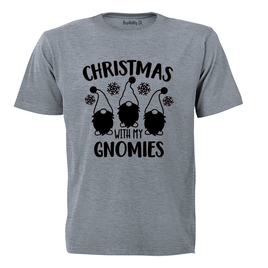 Christmas with my Gnomies - Adults - T-Shirt