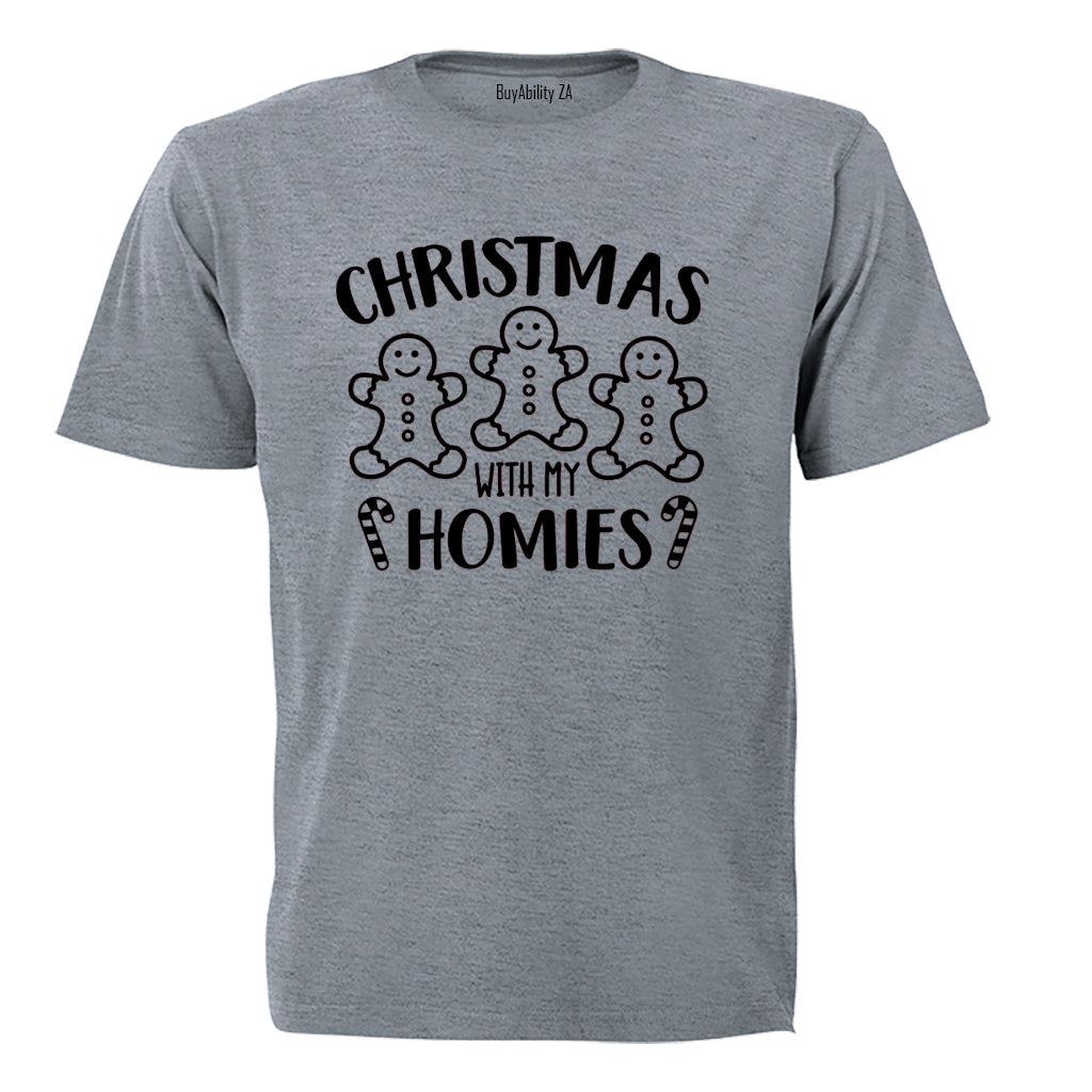 Christmas with my Homies - Cookie - Adults - T-Shirt