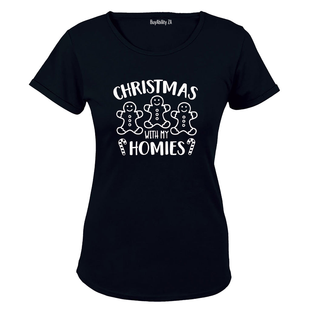 Christmas with my Homies - Cookie - Ladies - T-Shirt