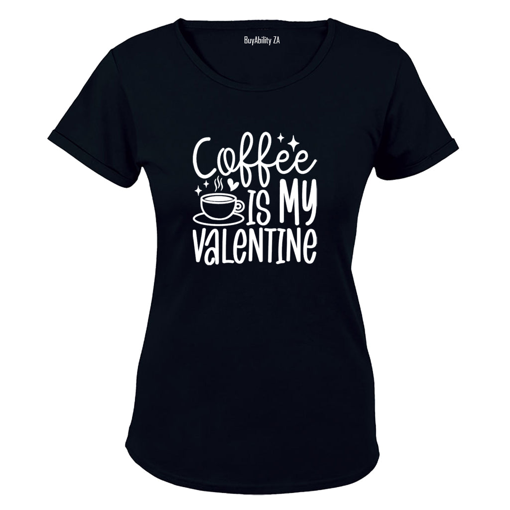 Coffee Valentine - Ladies - T-Shirt - BuyAbility South Africa
