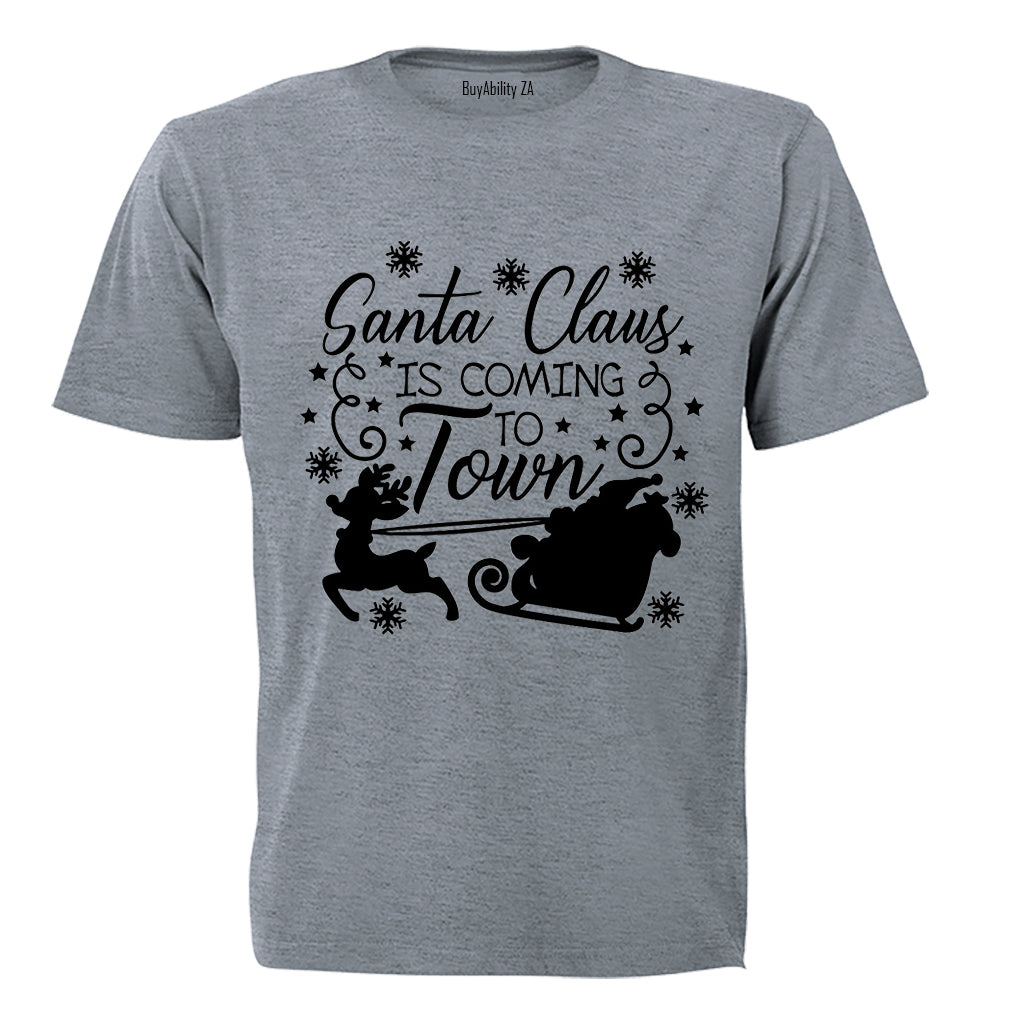 Coming to Town - Christmas - Kids T-Shirt