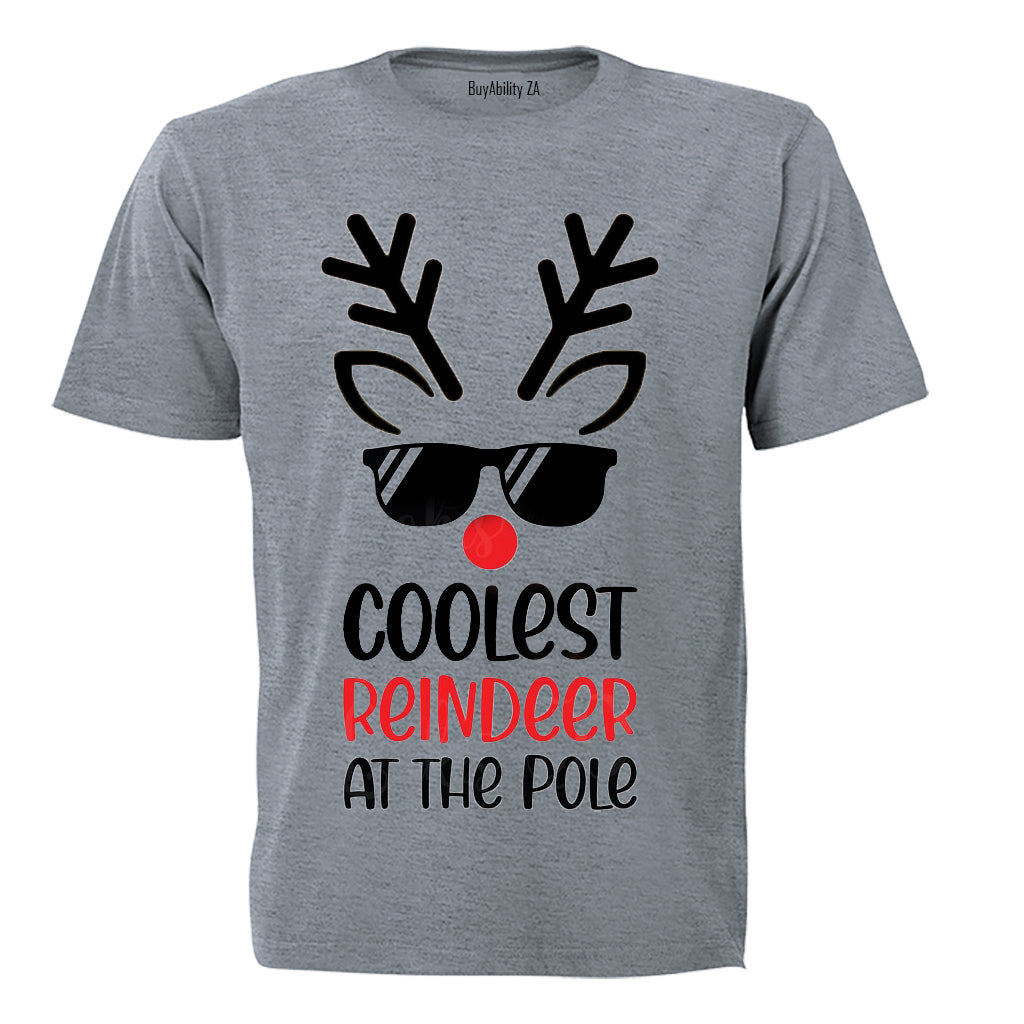 Coolest Reindeer - Christmas - Adults - T-Shirt