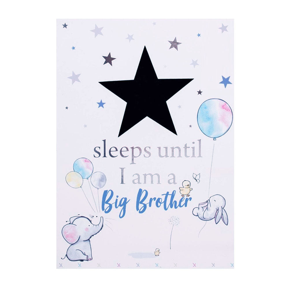 Novelty Countdown to Baby Plaque - Big Brother