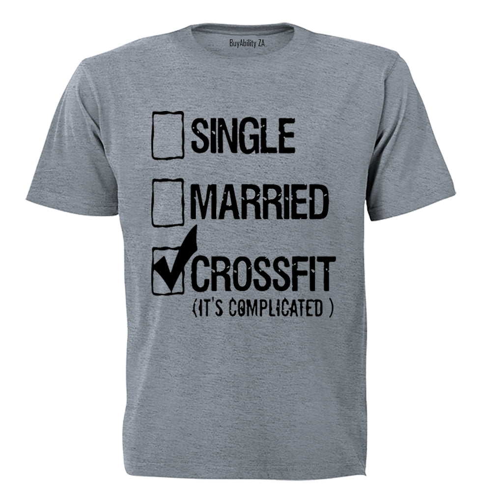Crossfit - It's Complicated - Adults - T-Shirt