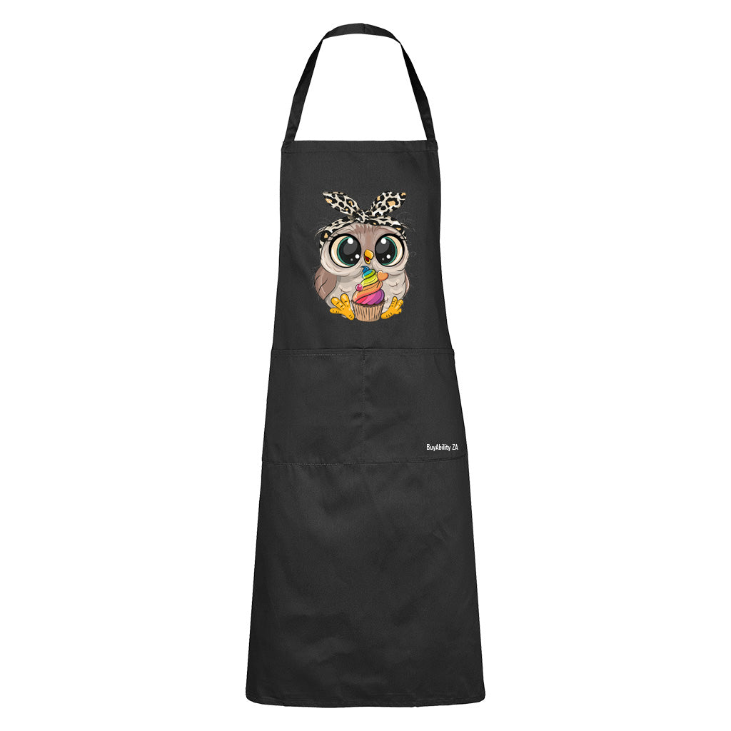 Cupcake Headband Owl - Apron