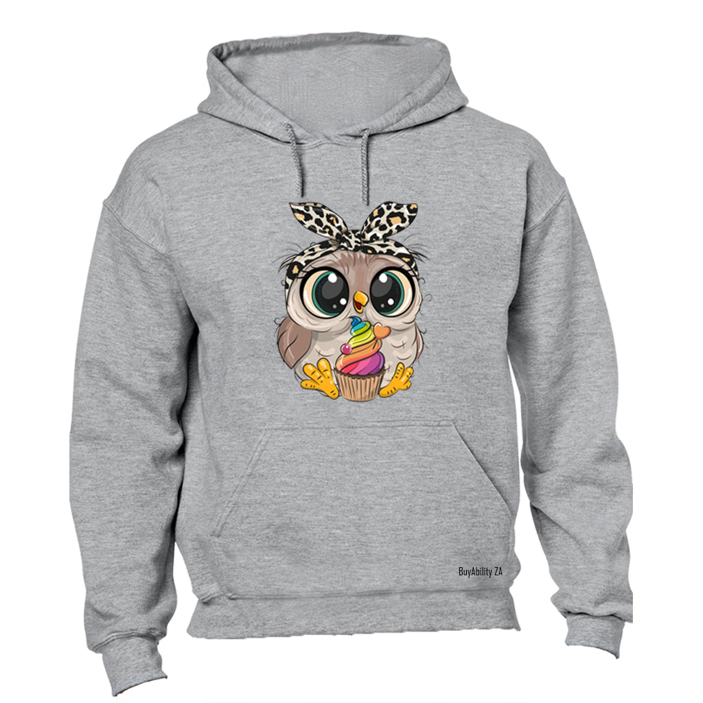 Cupcake Headband Owl - Hoodie