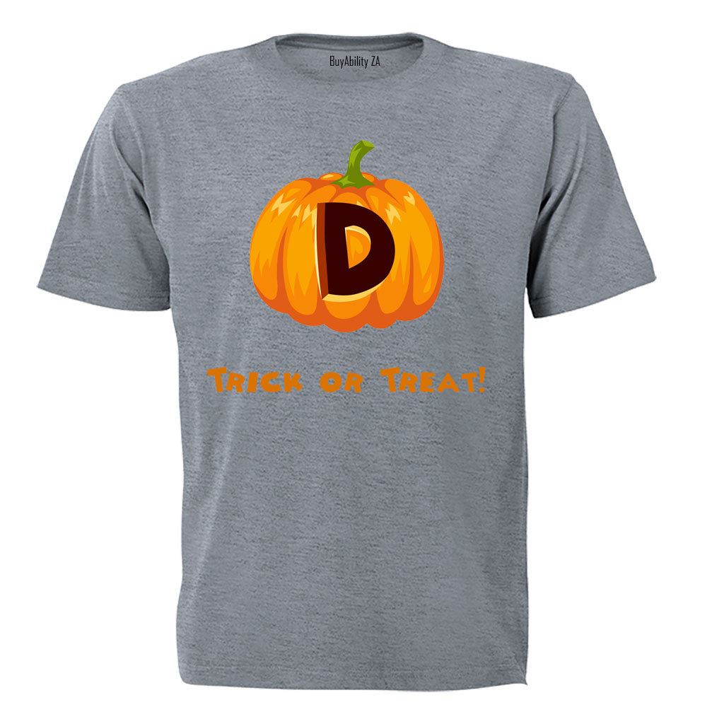 D - Halloween Pumpkin - Kids T-Shirt