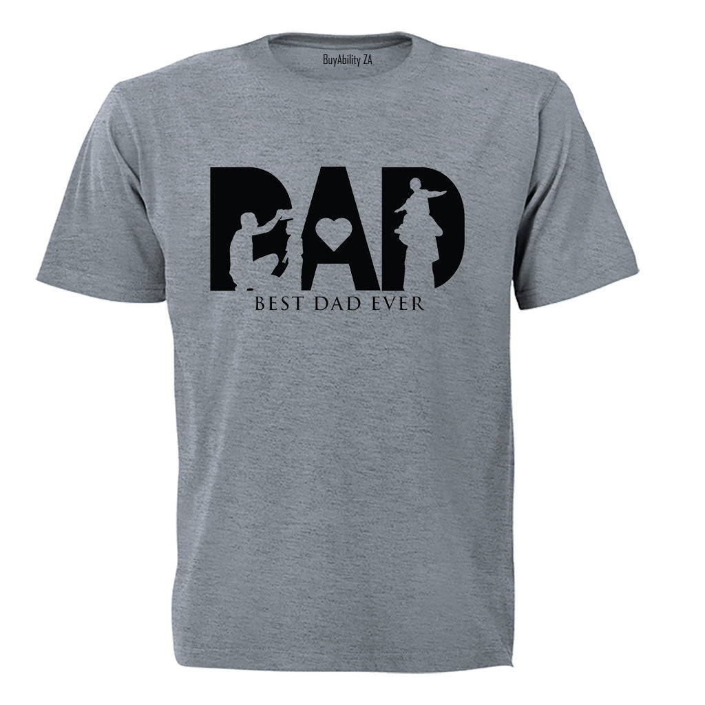 DAD - Best Dad Silhouette - Adults - T-Shirt