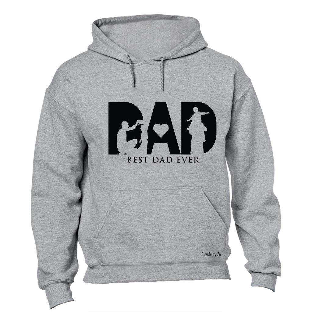 DAD - Best Dad Silhouette - Hoodie