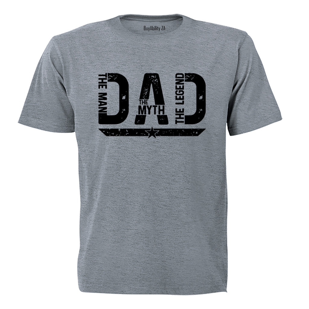 Dad. The Legend - Star - Adults - T-Shirt - BuyAbility South Africa