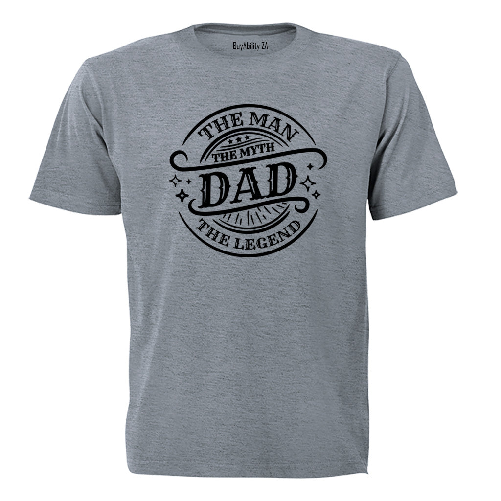 Dad The Man Myth Legend - Adults - T-Shirt - BuyAbility South Africa
