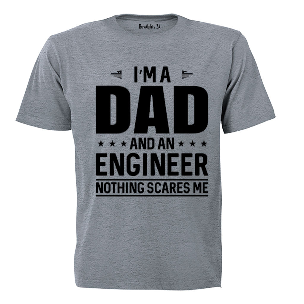 Dad and Engineer - Adults - T-Shirt - BuyAbility