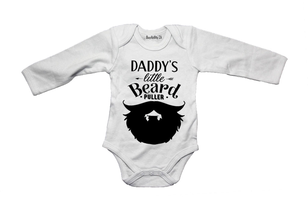 Daddy's Little Beard Puller - Baby Grow