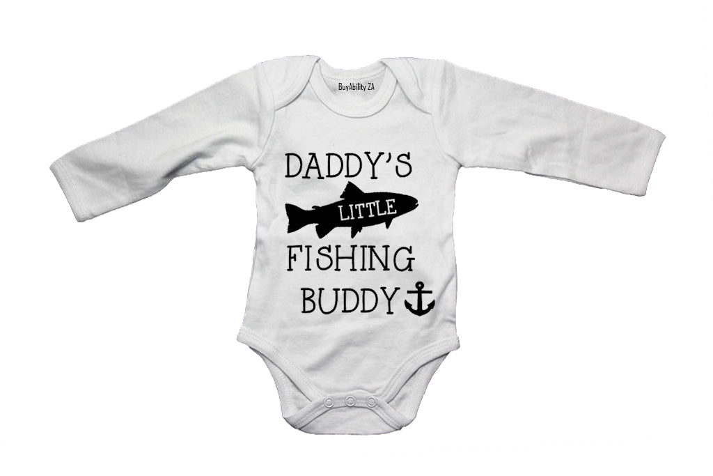 Daddy's Little Fishing Buddy! - Baby Grow
