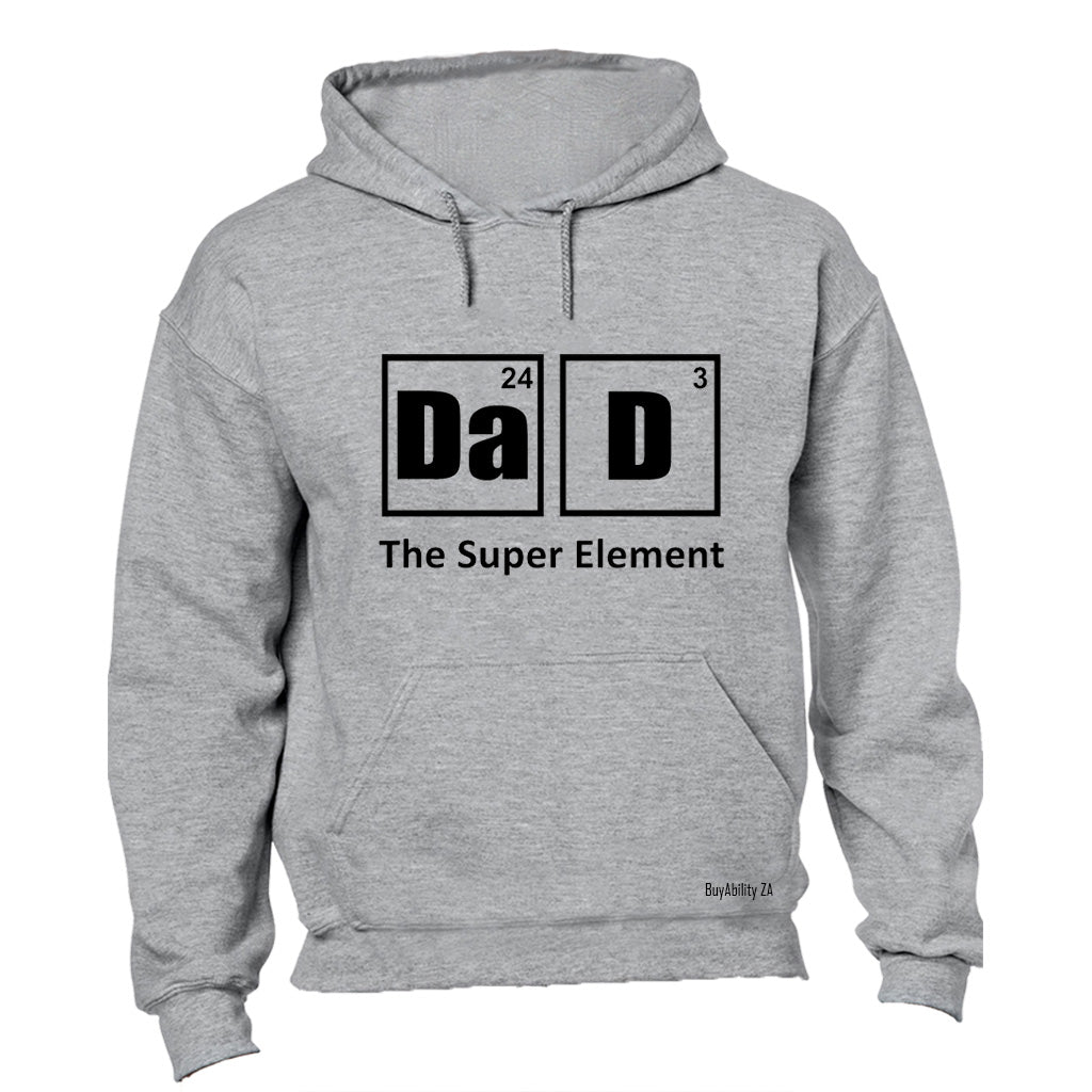 Dad The Super Element - Hoodie - BuyAbility South Africa