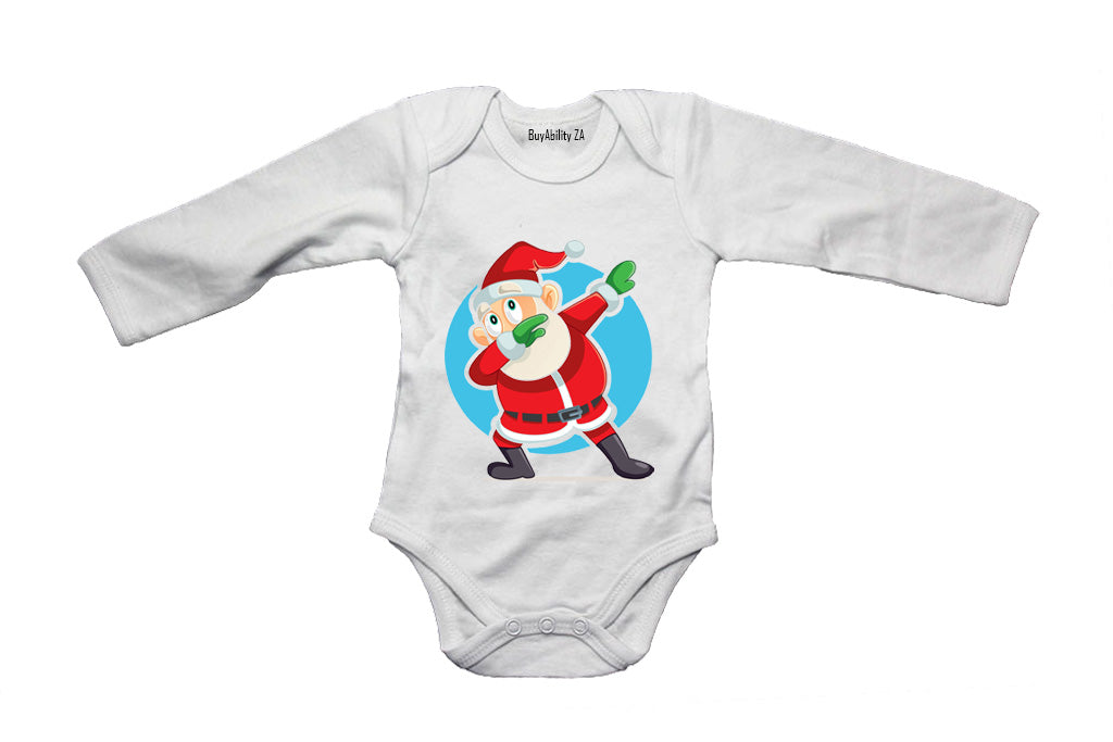 Dancing Christmas Santa - Baby Grow