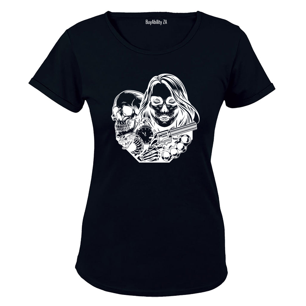 Deadly Girl - Halloween - Ladies - T-Shirt