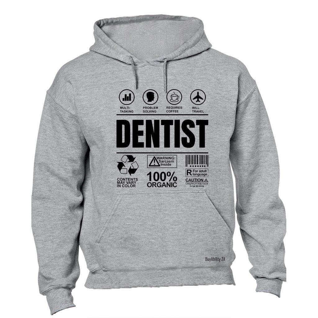 Dentist Label - Hoodie - BuyAbility South Africa