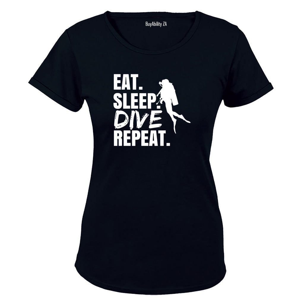Dive Repeat Scuba - Ladies - T-Shirt - BuyAbility South Africa