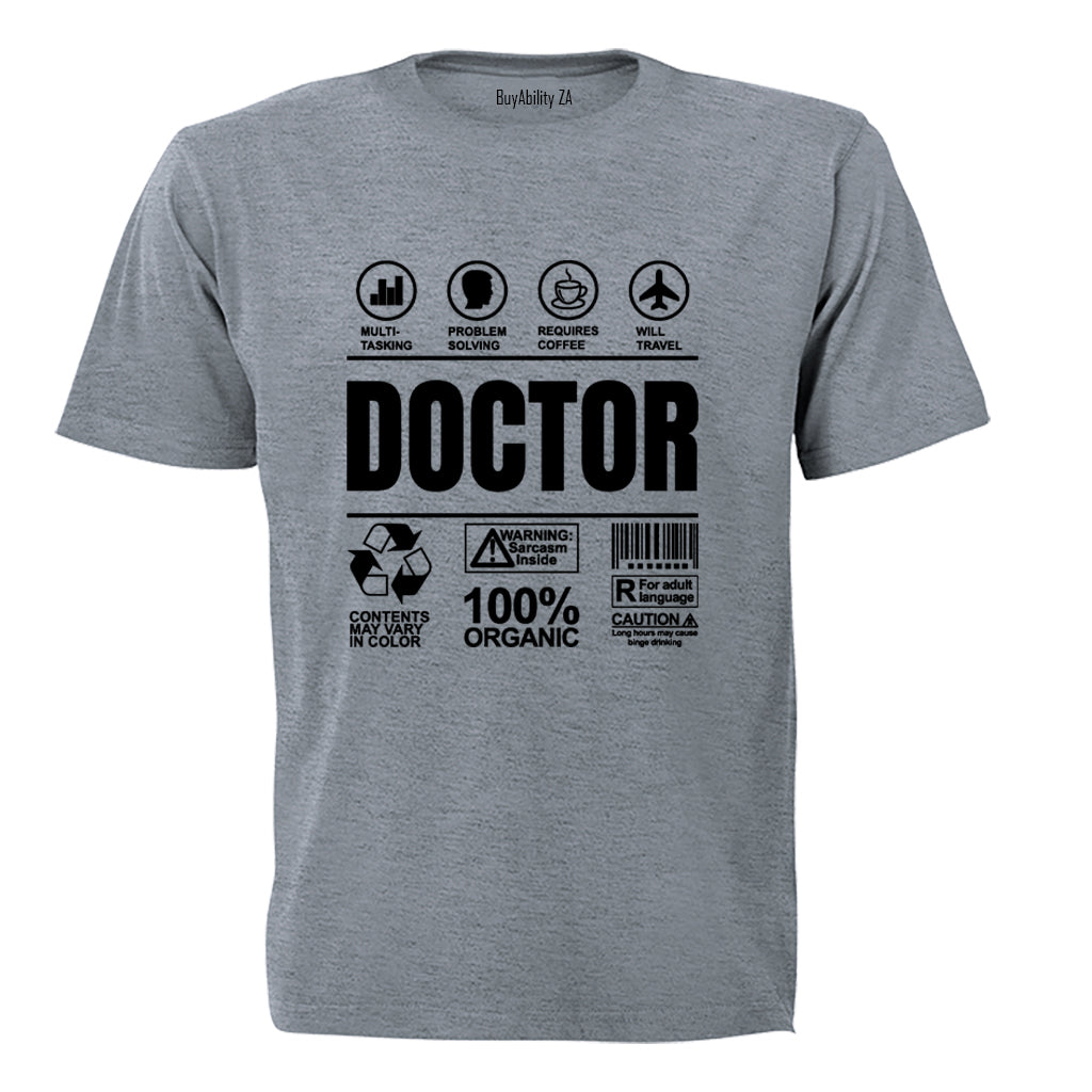 Doctor Label - Adults - T-Shirt