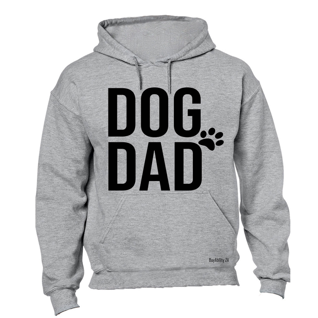 Dog Dad - Side Paw - Hoodie
