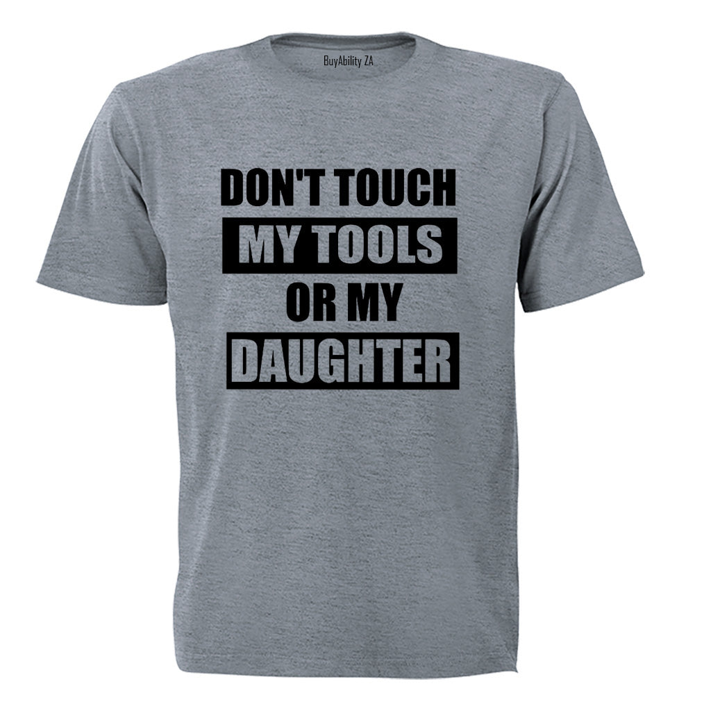 Don't Touch - Dad Rules - Adults - T-Shirt