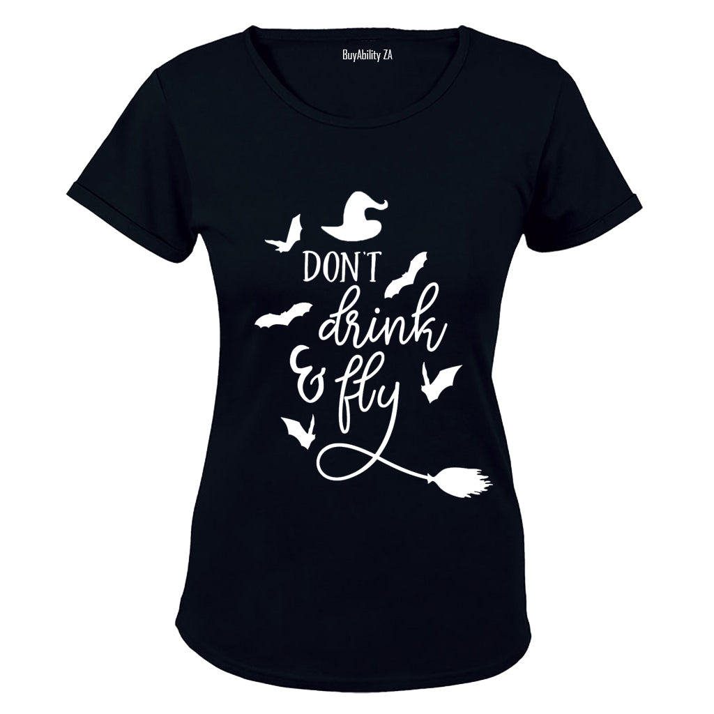 Don't Drink & Fly - Halloween - Ladies - T-Shirt