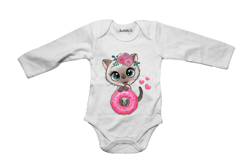 Donut Kitten - Baby Grow