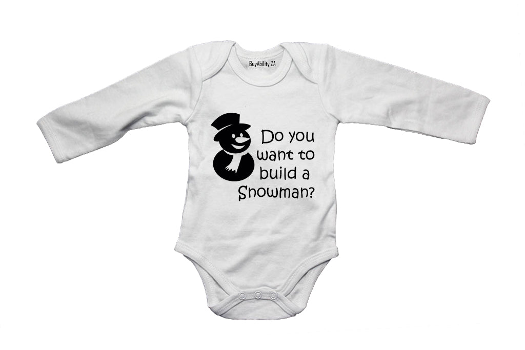 Do you want to build a snowman? - Baby Grow - BuyAbility