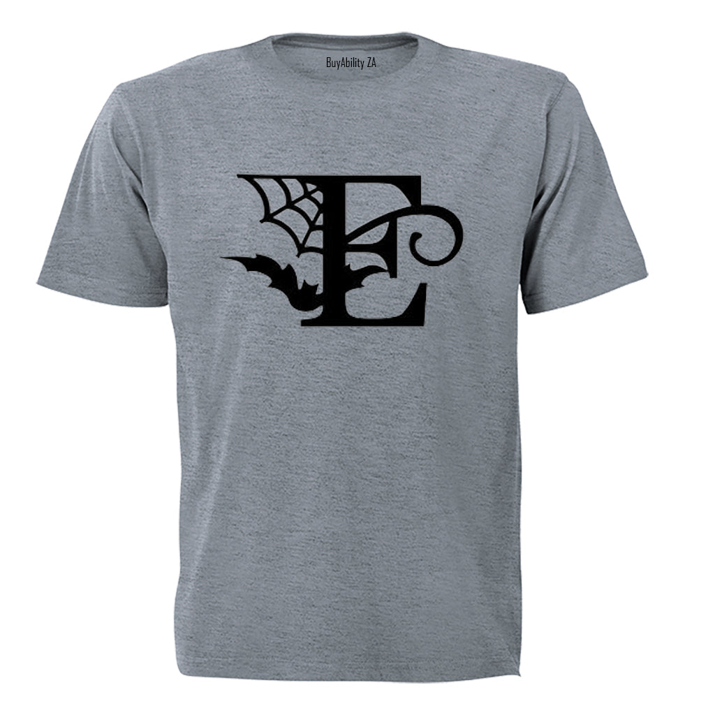 E - Halloween Spiderweb - Kids T-Shirt