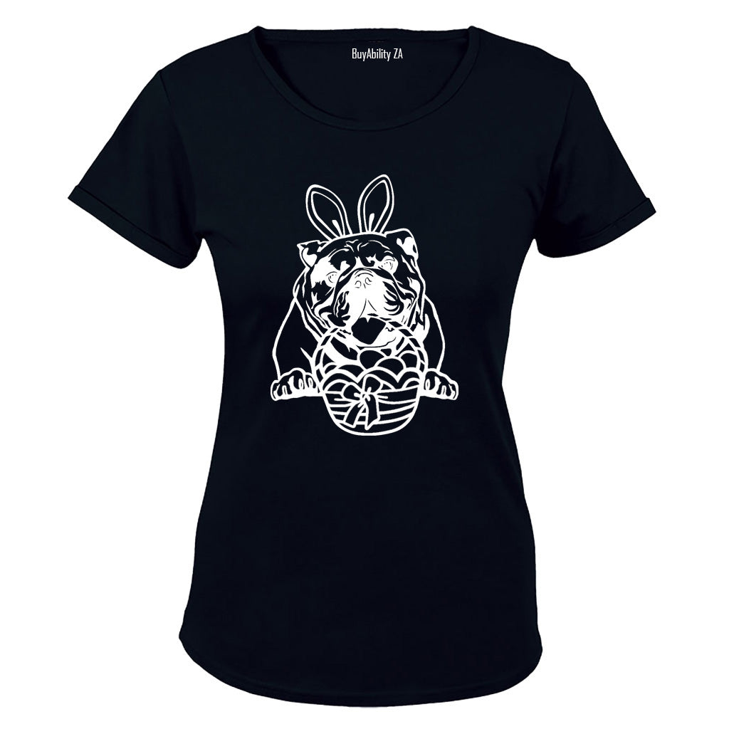 Easter Bulldog - Ladies - T-Shirt