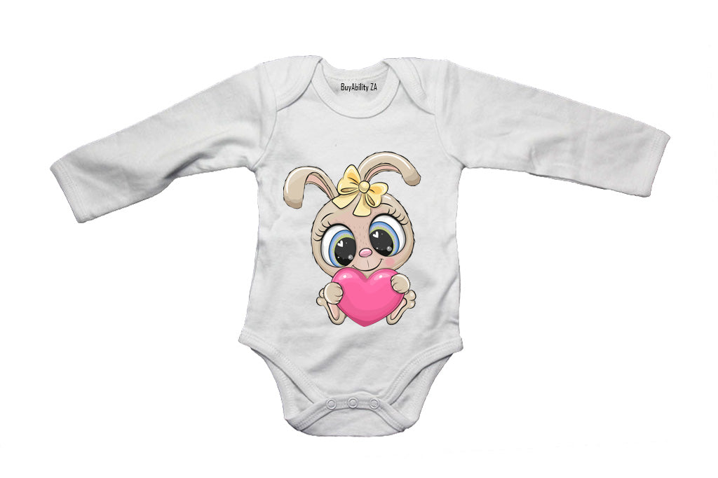 Easter Bunny Heart - Baby Grow