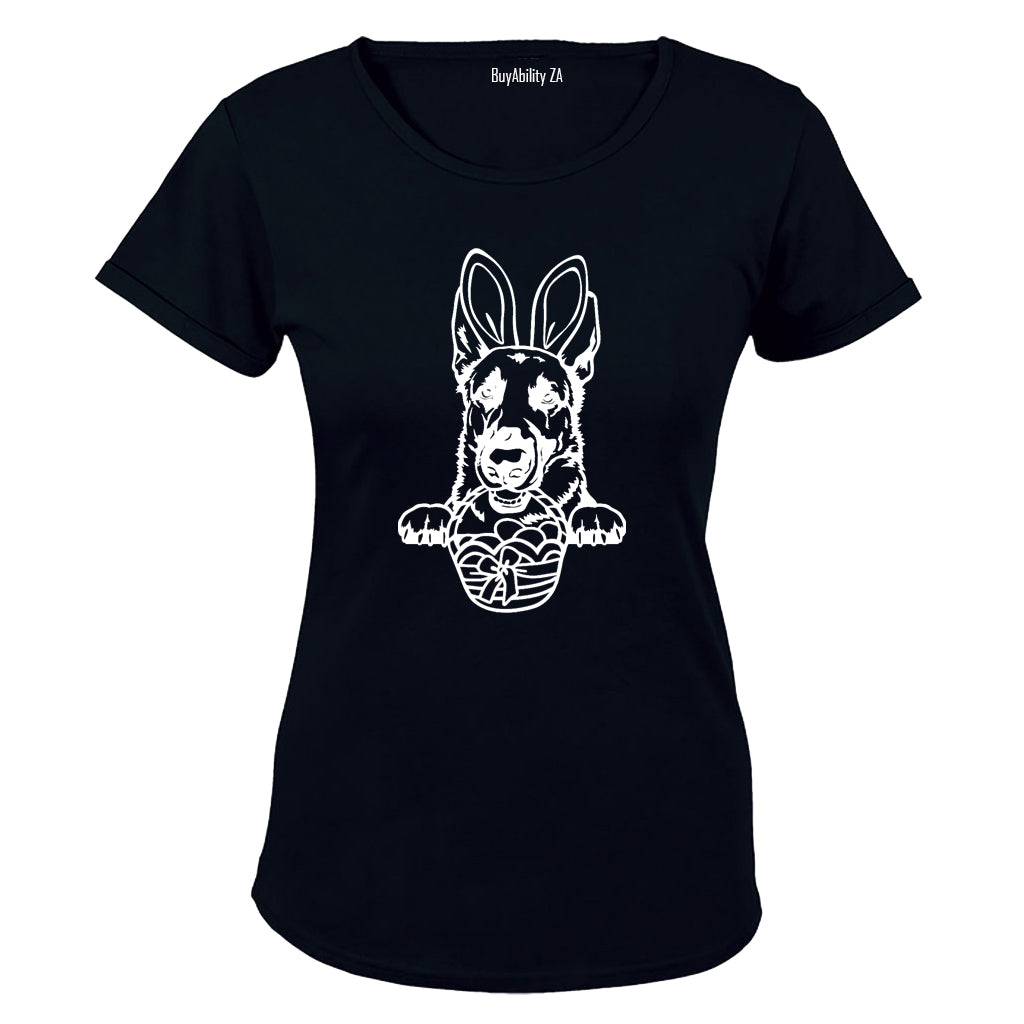 Easter German Shepherd - Ladies - T-Shirt