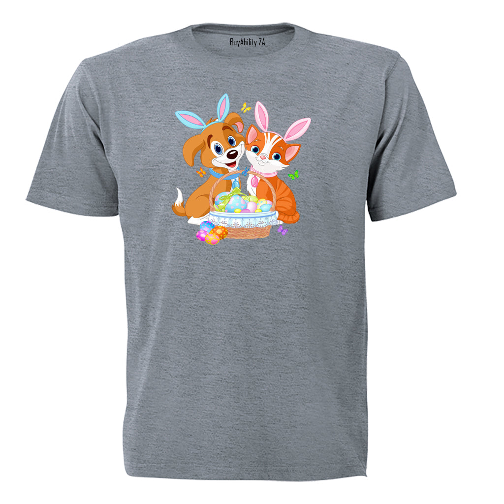 Easter Puppy & Kitten - Kids T-Shirt
