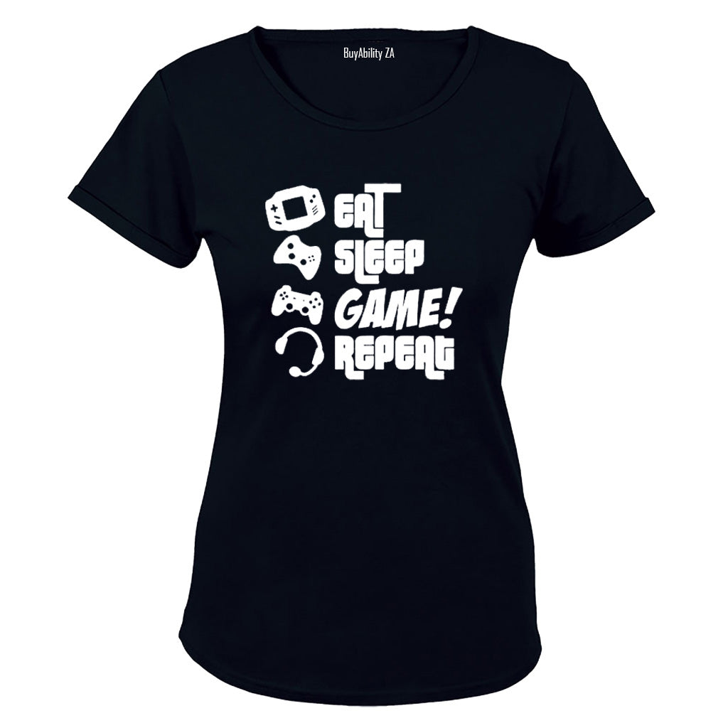 Eat. Sleep. Game - Ladies - T-Shirt