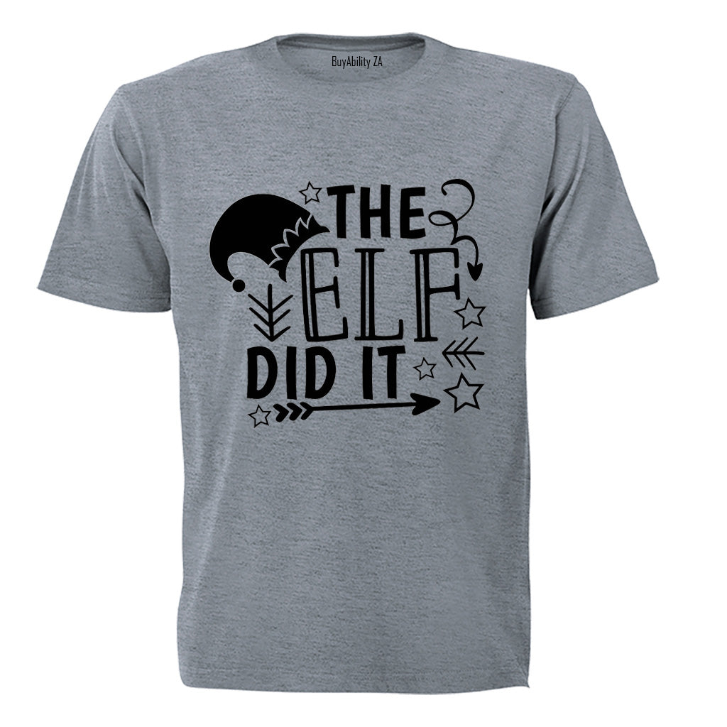 Elf Did It - Christmas - Kids T-Shirt