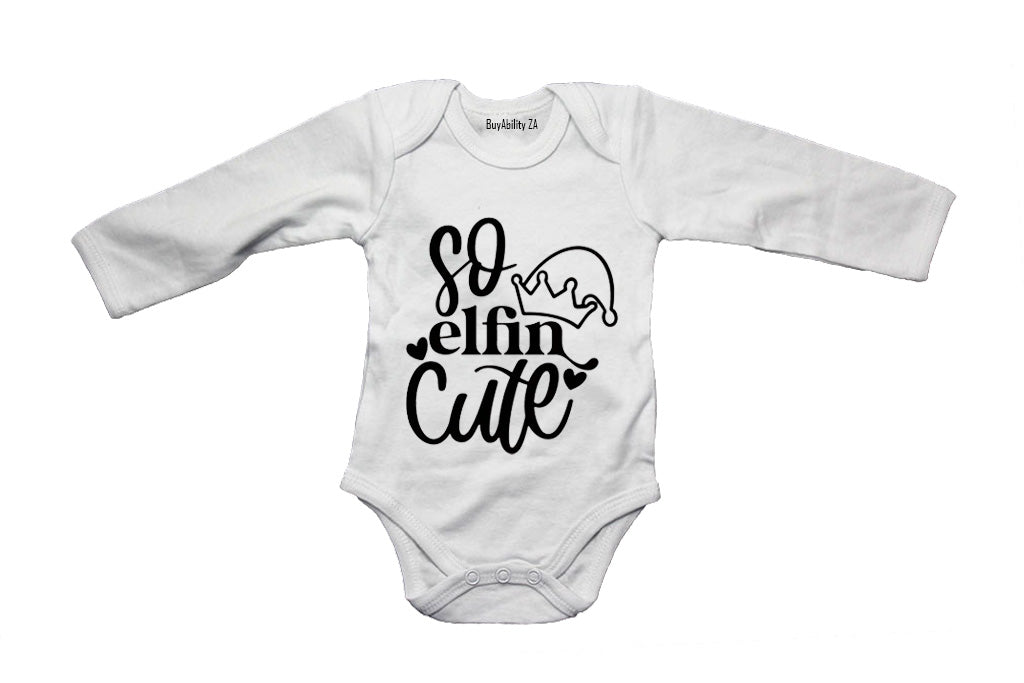 Elfin Cute - Christmas - Baby Grow
