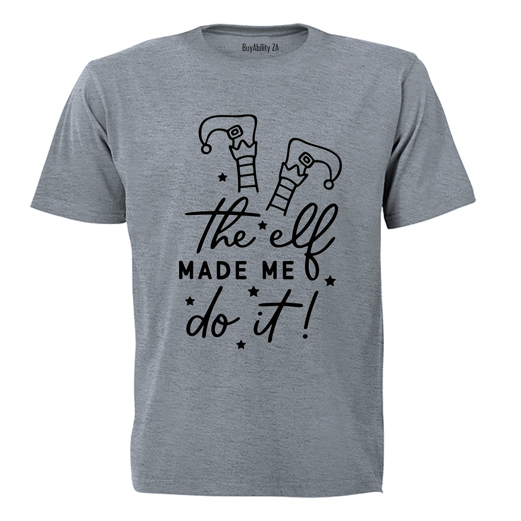 Elf Made Me - Christmas - Kids T-Shirt - BuyAbility South Africa
