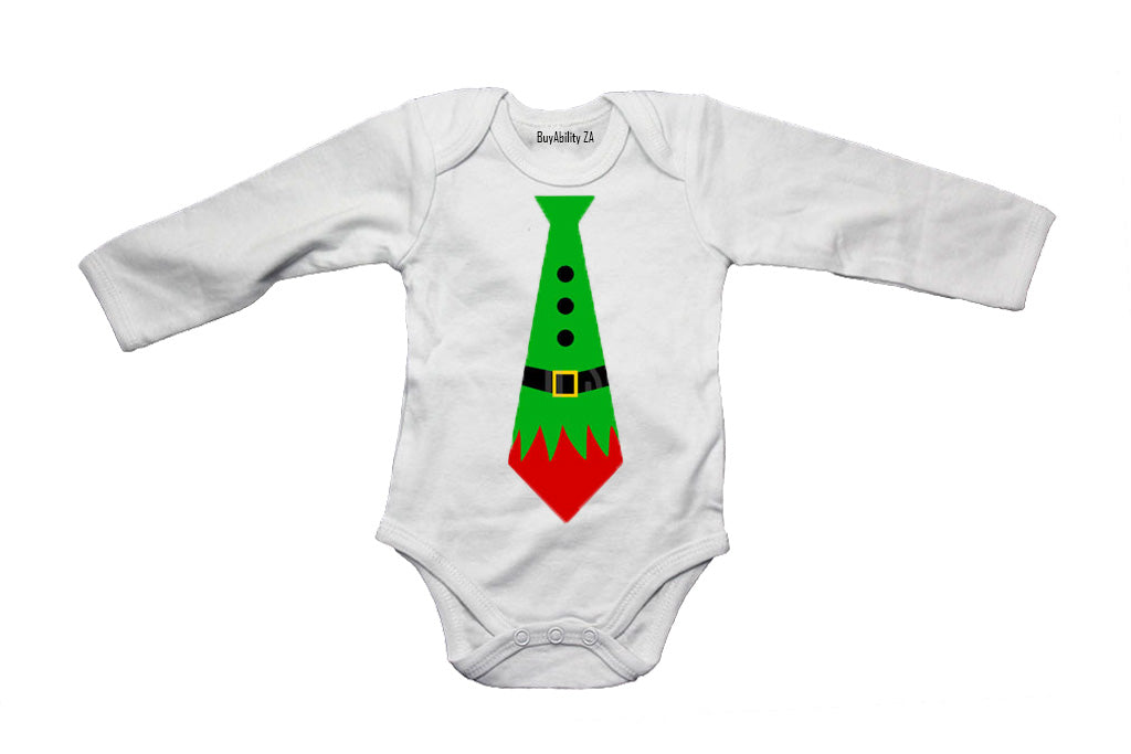 Elf Tie - Christmas - Baby Grow