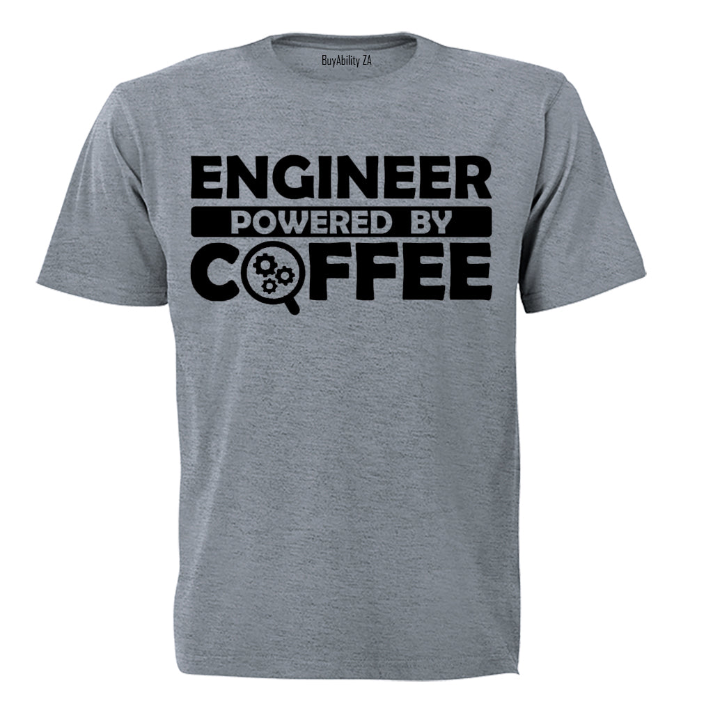 Engineer - Powered By Coffee - Adults - T-Shirt