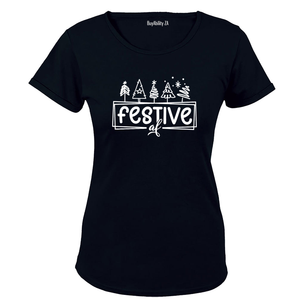 Festive - Christmas TREES - Ladies - T-Shirt