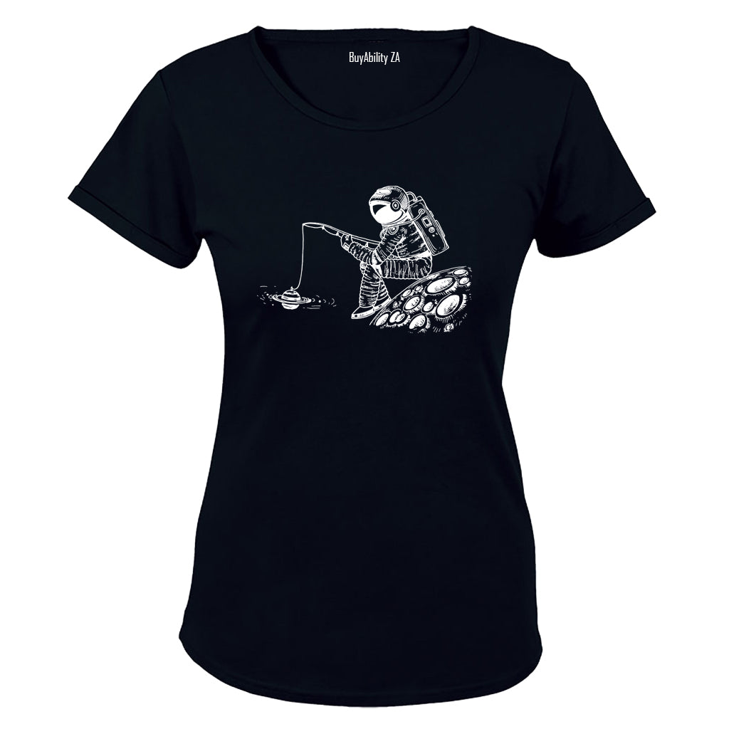 Fishing Astronaut - Ladies - T-Shirt - BuyAbility South Africa