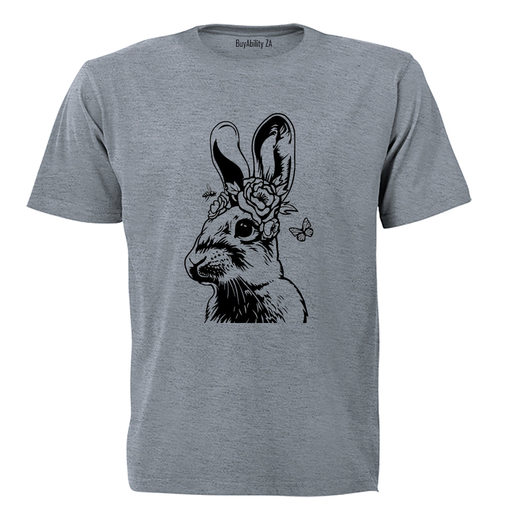 Floral Bunny - Easter - Kids T-Shirt