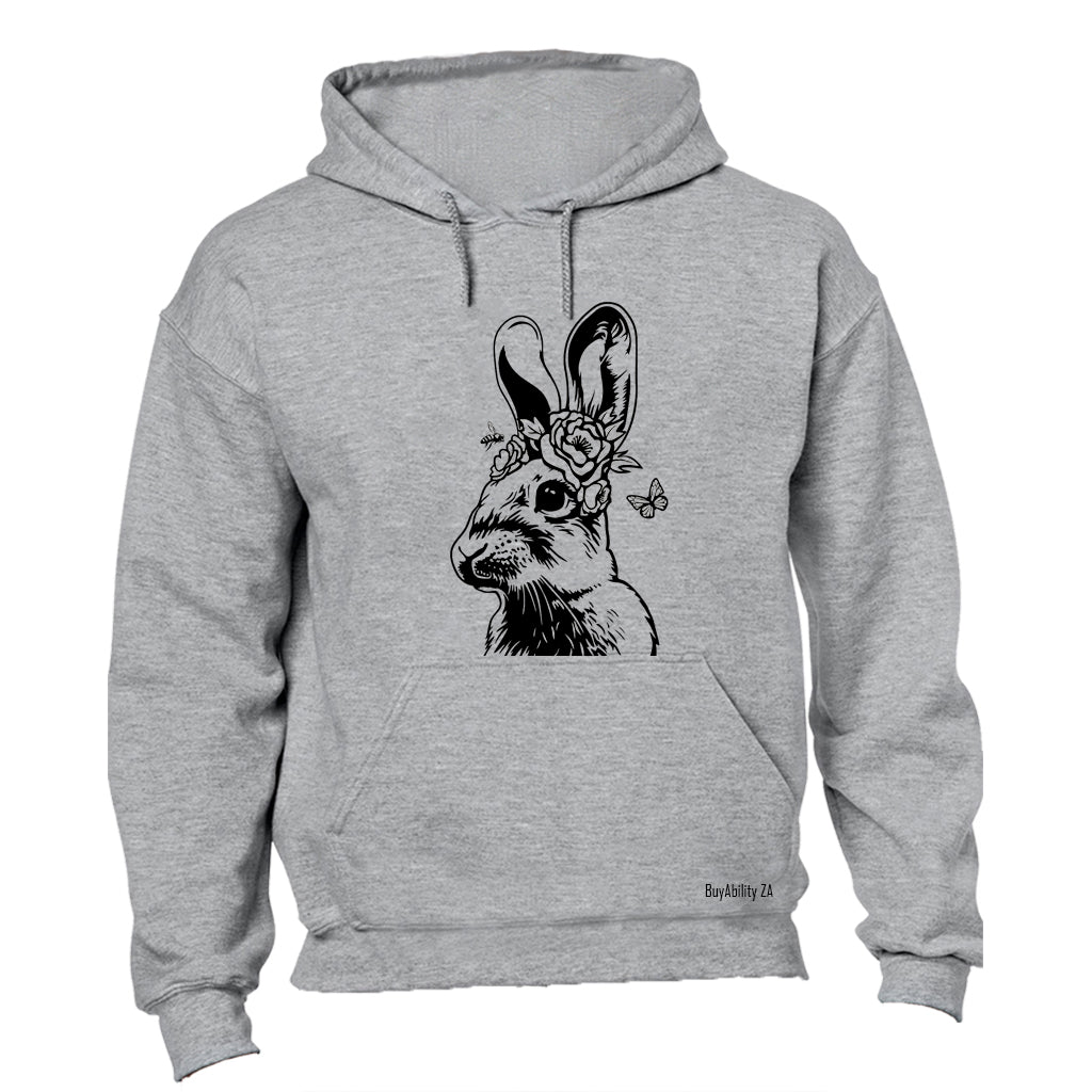 Floral Bunny - Easter - Hoodie