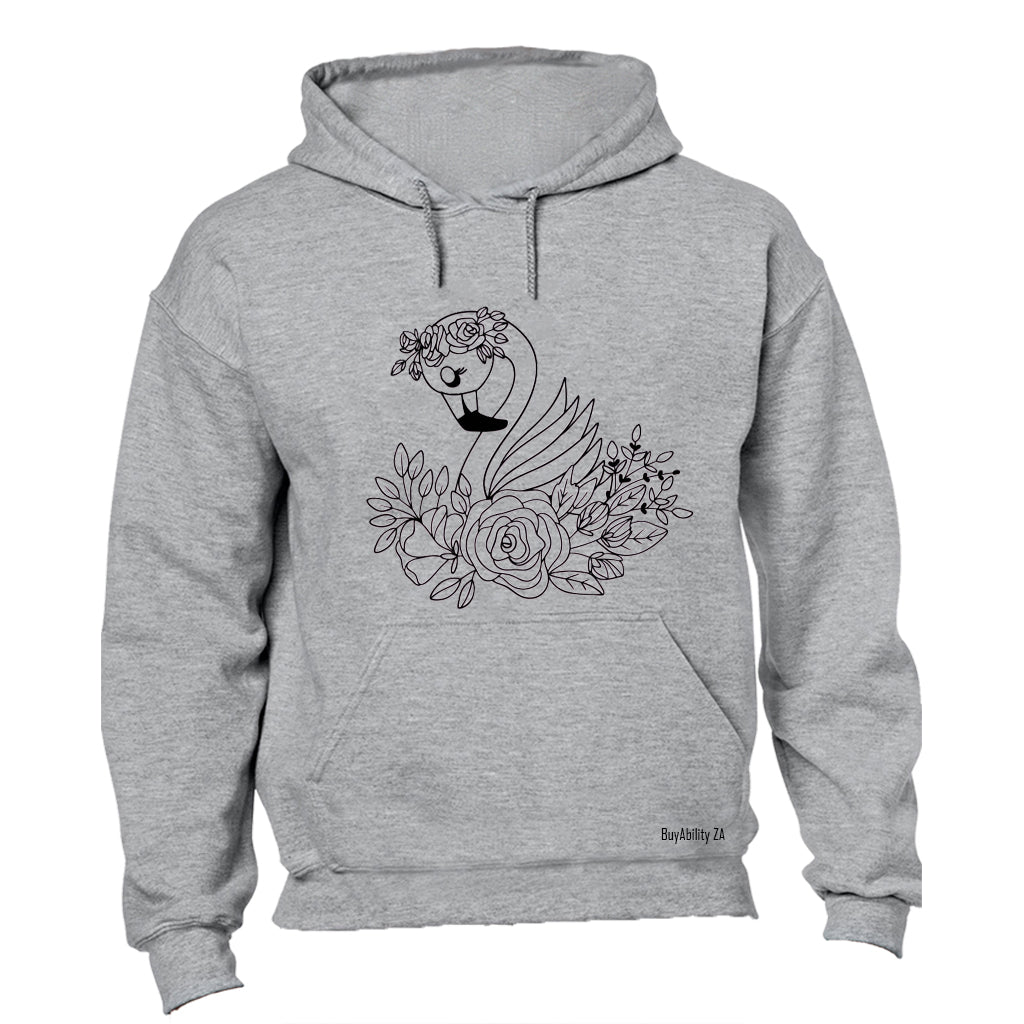 Floral Flamingo - Hoodie - BuyAbility South Africa