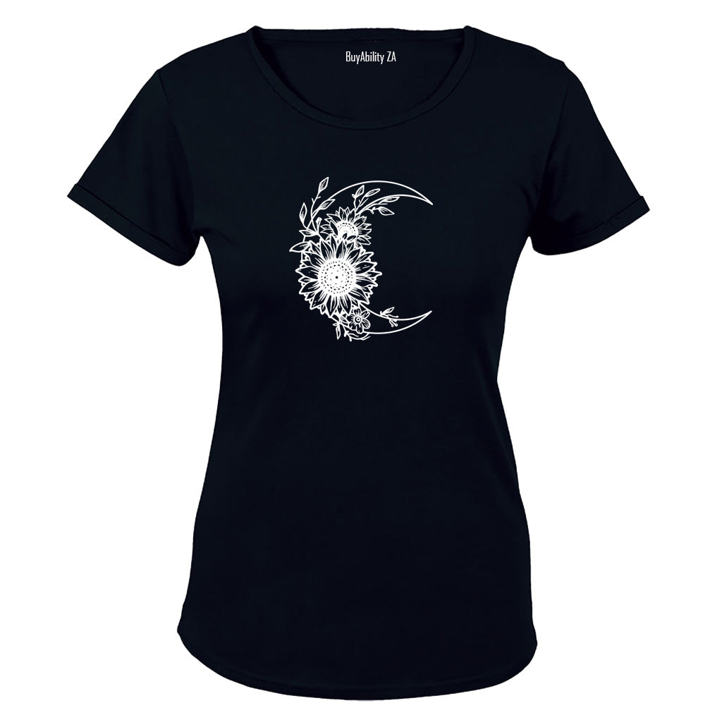 Floral Moon - Ladies - T-Shirt - BuyAbility South Africa
