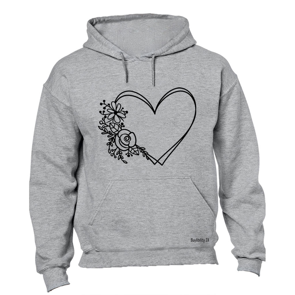 Flower Heart - Hoodie