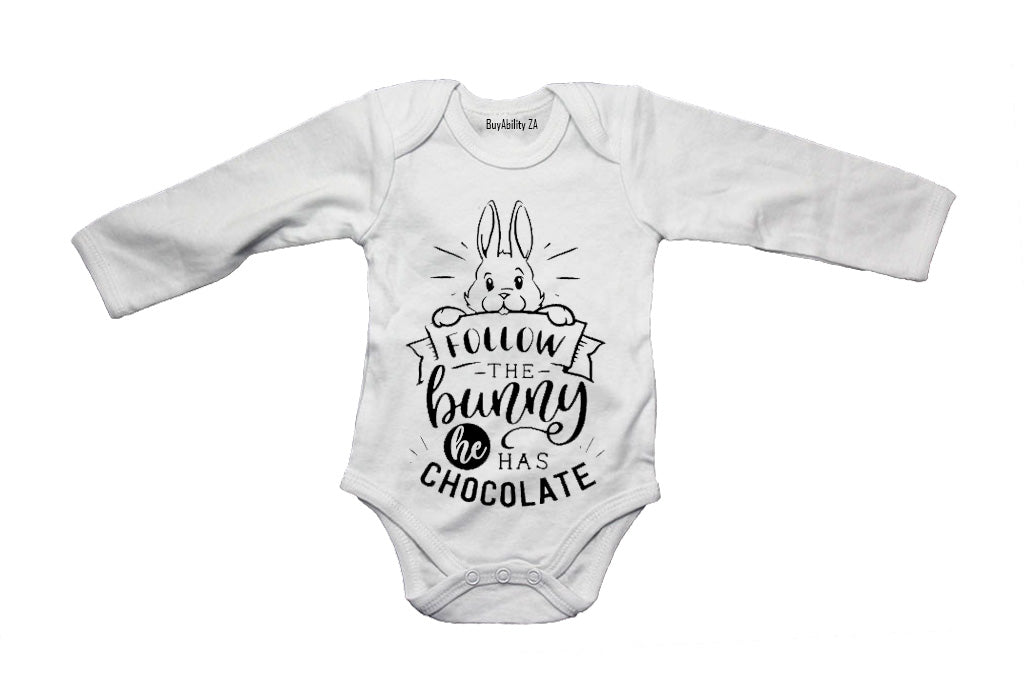 Follow The Bunny - Easter - Baby Grow