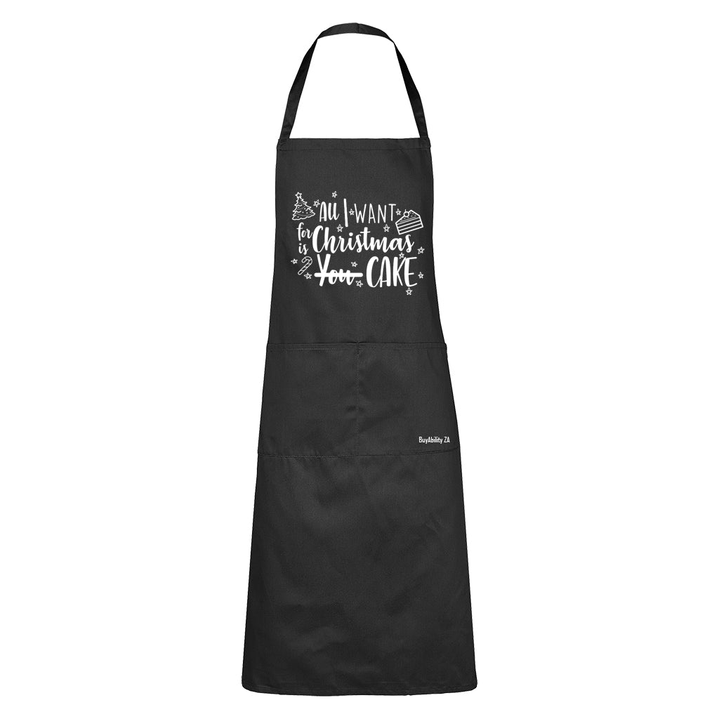 For Christmas is Cake - Apron