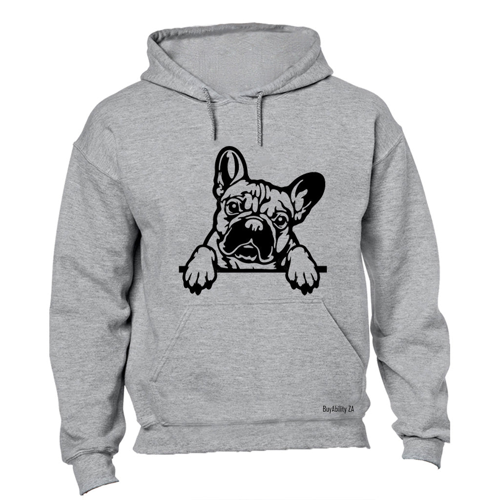 French Bulldog - Peeking - Hoodie